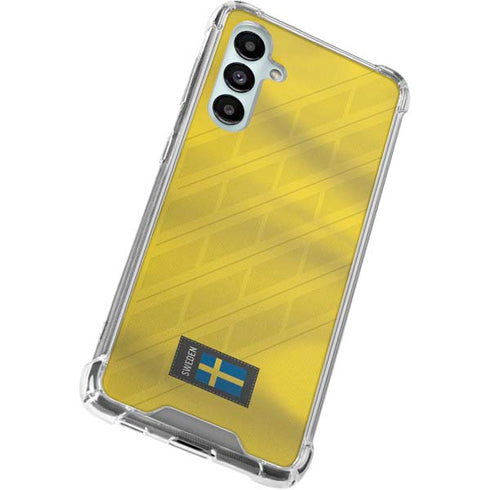 Sweden Soccer Flag Galaxy A16 5G Clear Case